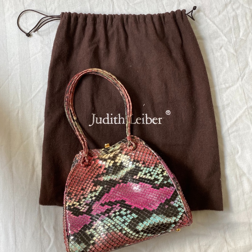Vintage Judith Leiber Python Evening Bag